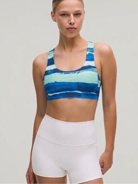 LULULEMON All Sport Bra Adjustable
Brush Strokes Harbor Blue Menthol Naval 6